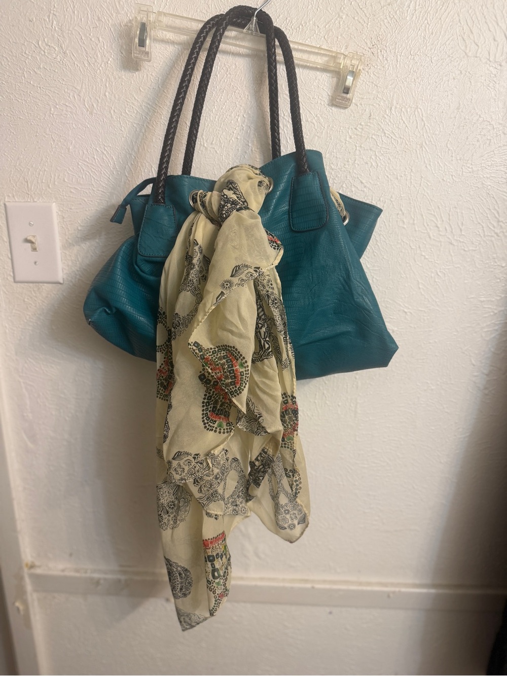 Teal Women’s Boho Tote Bag - Stylish Everyday Carry